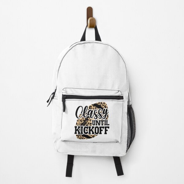 Item preview, Leopard Football Mom - Classy Until Kickoff - Funny Game Day designed and sold by AnyKitty.
