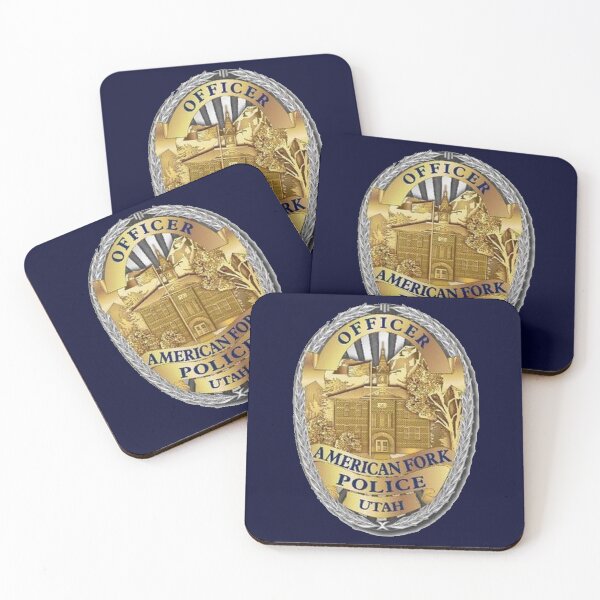 Item preview, American Fork Utah Police Badge designed and sold by Lawrence Baird.