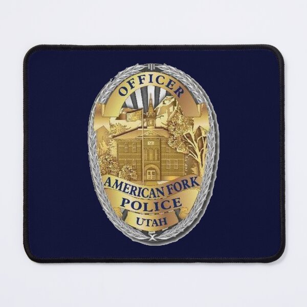 Item preview, American Fork Utah Police Badge designed and sold by Lawrence Baird.