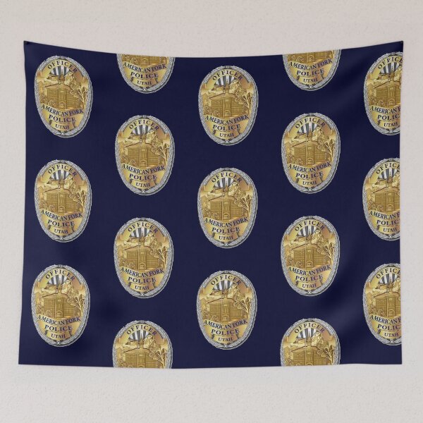 Item preview, American Fork Utah Police Badge designed and sold by Lawrence Baird.