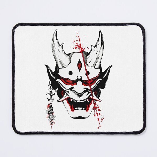 Item preview, Japanese Samurai Demon Mask Traditional Ornament designed and sold by OWLvision33.