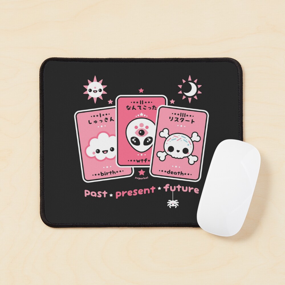 Pastel Goth Tarot Card Mouse Pad