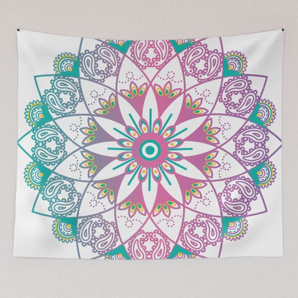 Item preview, Mandala floral pattern designed and sold by TheArtDesk.