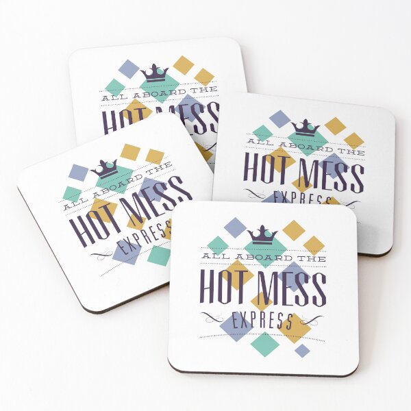Item preview,  All aboard the hot mess express  designed and sold by Punny Business UK.