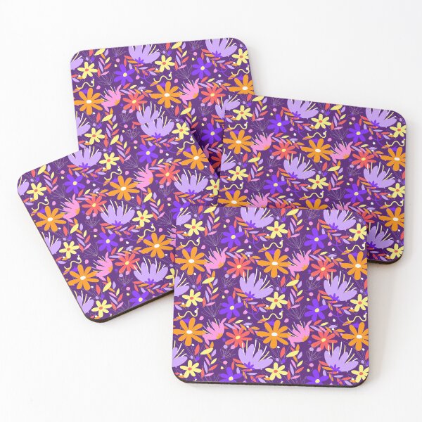 Item preview, Purple floral pattern. designed and sold by Princessflora.