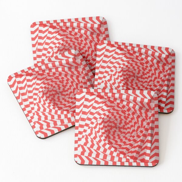 Item preview, Wormhole red and white check Pattern designed and sold by bradm50.