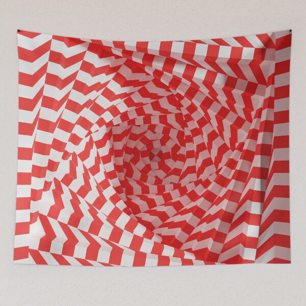 Item preview, Wormhole red and white check Pattern designed and sold by bradm50.
