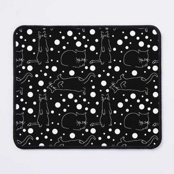 Item preview, Polka Cats - Black designed and sold by Annas307.