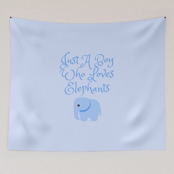 Item preview, Just A Boy Who Loves Elephants designed and sold by sucinatsangg.