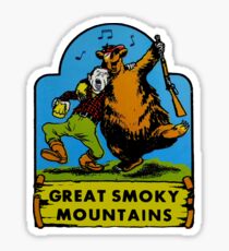 Great Smoky Mountains National Park Vintage Travel Decal Sticker