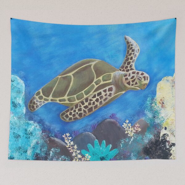 Item preview, Sea Turtle designed and sold by createdbysigi.