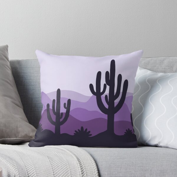 Item preview, Desert Dreams: Simple Purple Landscape with Rolling Hills designed and sold by magaphie.