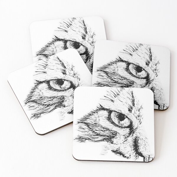 Item preview, Cat Pencil Sketch Illustration  designed and sold by arientss.