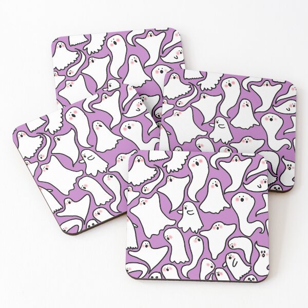 Item preview, Ghosts on purple designed and sold by Zeitgeist-.