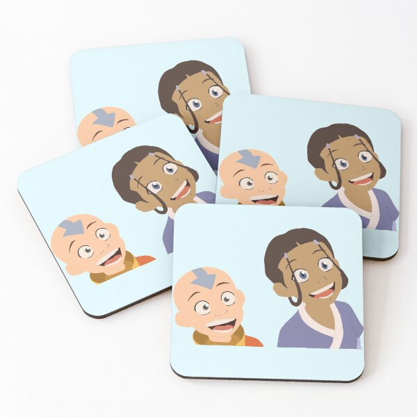 Item preview, Aang and Katara designed and sold by Illustrationsbyv .