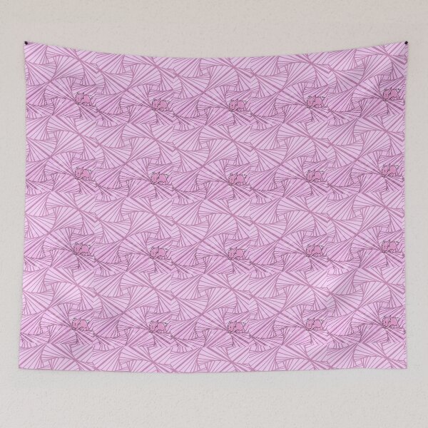 Item preview, Furry Friends Pattern Pink designed and sold by Eli6Art.