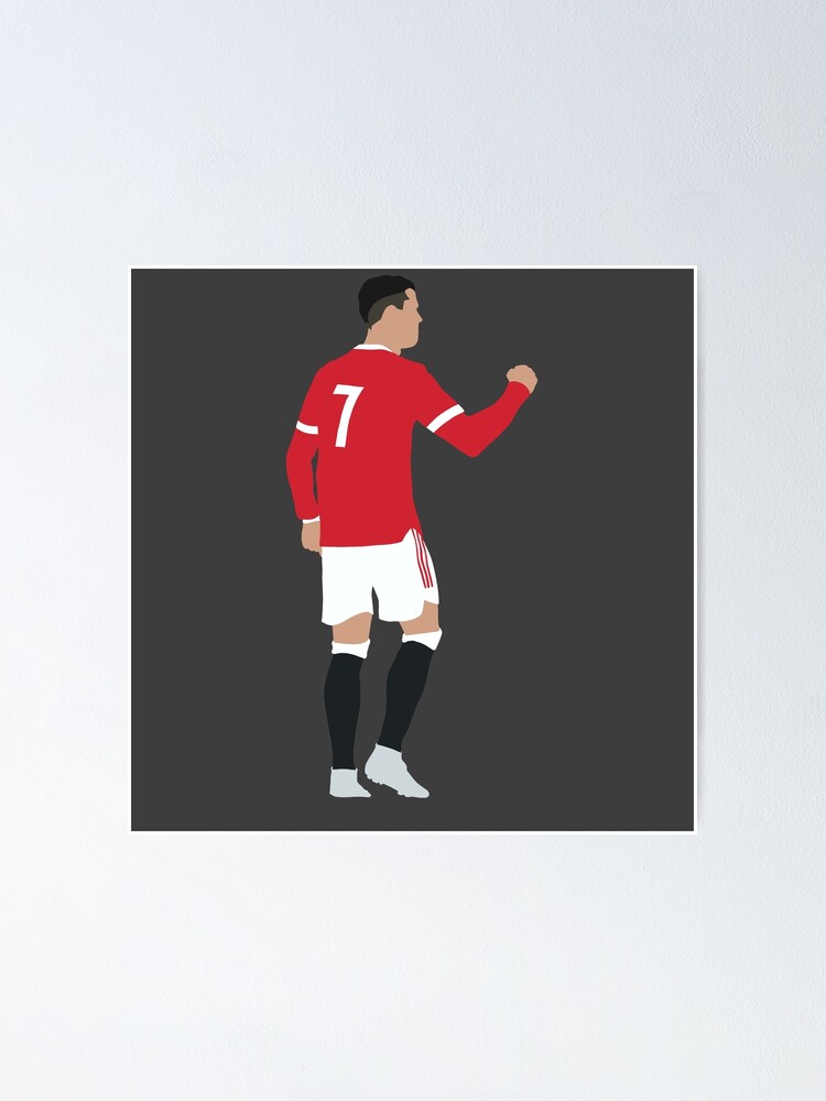 Cristiano Ronaldo in Red - Cristiano Ronaldo - Posters and Art