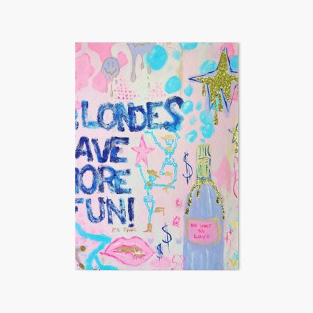 Item preview, Blondes Have More Fun  designed and sold by lilywiik.