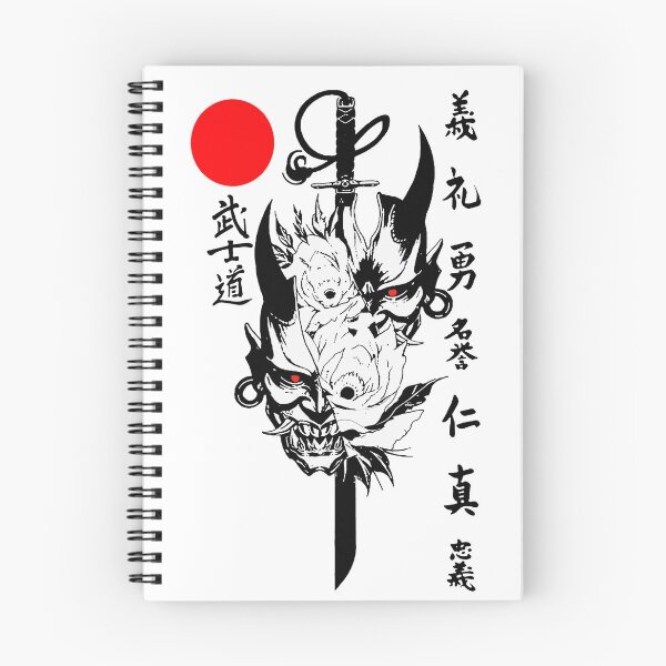 Item preview, Japanese Samurai Demon Mask Traditional Urban Style designed and sold by OWLvision33.