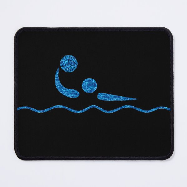 Item preview, Water Polo Blues (on black) designed and sold by ColorfulCortex.