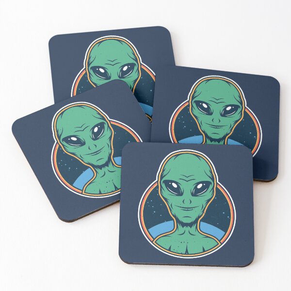 Item preview, Retro Martian Alien Head designed and sold by SLAG-Creative.