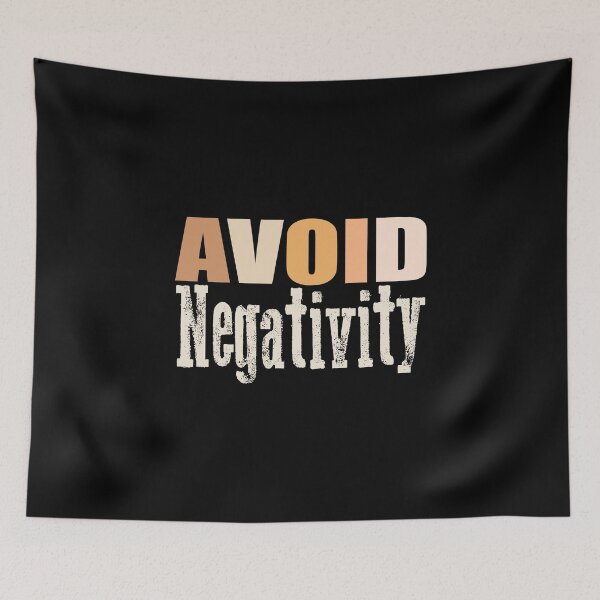 Item preview, Avoid negativity in your life always be positive Retro  designed and sold by HStudioPrints.