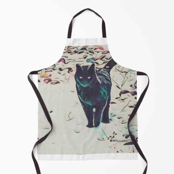 Item preview, Cat walking through the snow designed and sold by AJDrinko.