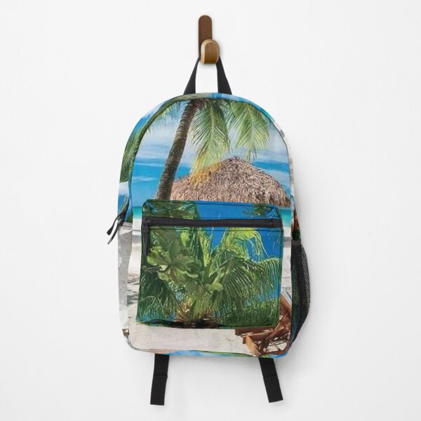 Item preview, Beautiful Blue Ocean Summer Beach Sunset Waves coconute tree designed and sold by STDesignss.