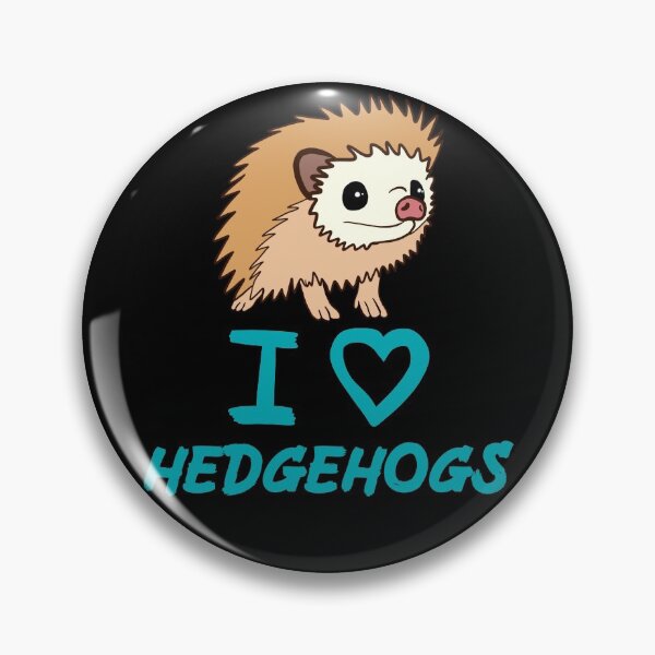Artikelvorschau, Blau I Love Igel für Igelliebhaber entworfen und verkauft von Mochi-Merch.