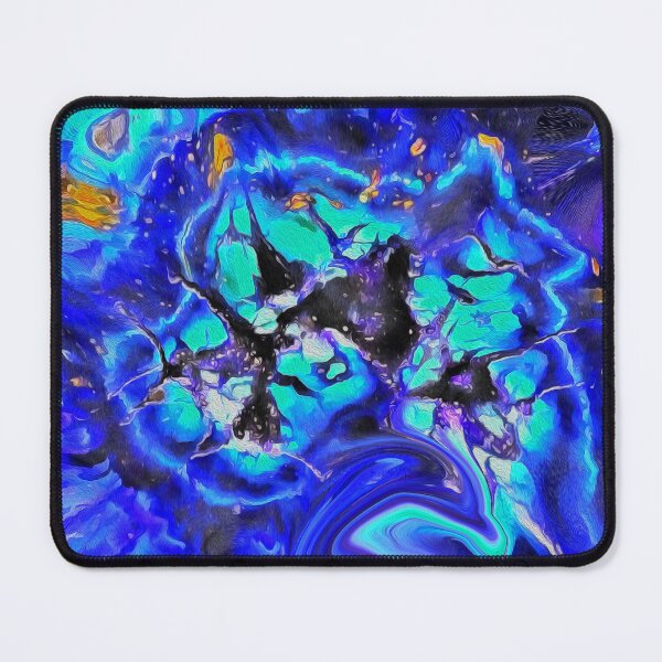 Item preview, Stocksom Azure Agate designed and sold by Stocksom Art Prints.