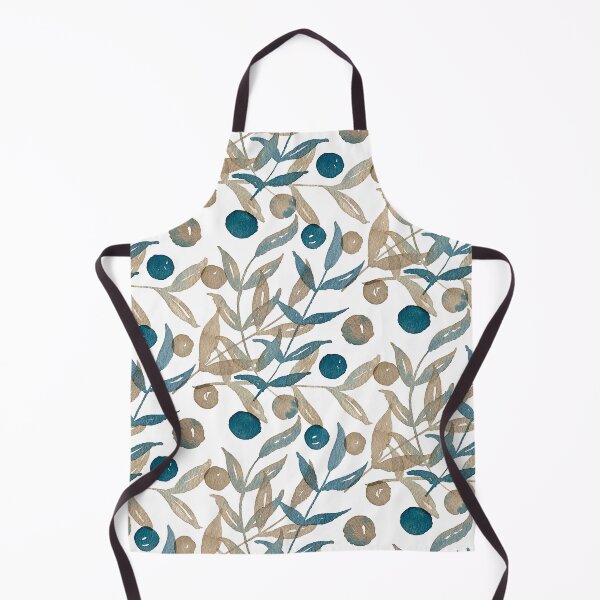 Item preview, Indigo Watercolor Leaves designed and sold by SarahDCreative.