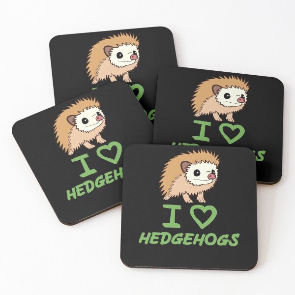 Artikelvorschau, Grüne I-Liebe-Igel für Igel-Liebhaber entworfen und verkauft von Mochi-Merch.