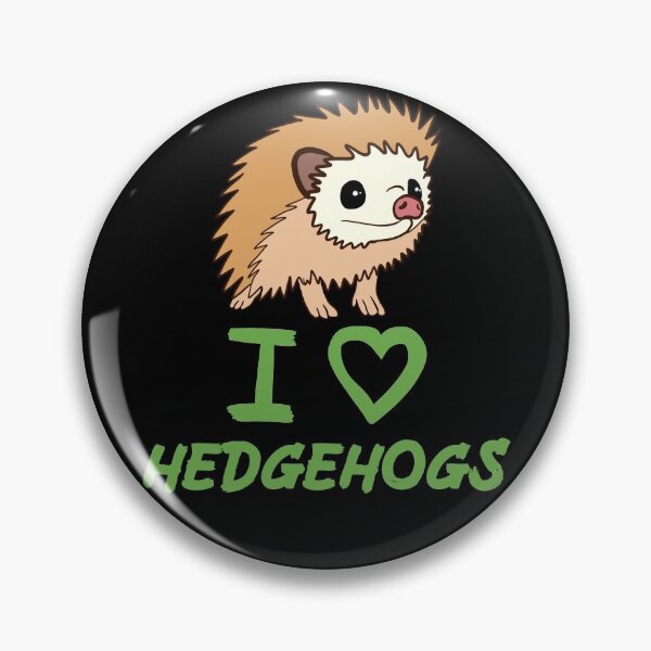 Artikelvorschau, Grüne I-Liebe-Igel für Igel-Liebhaber entworfen und verkauft von Mochi-Merch.