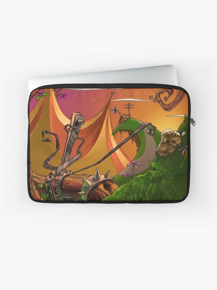 Thumbnail 1 of 2, Laptop Sleeve, Strange Circus designed and sold by PocketClouds.