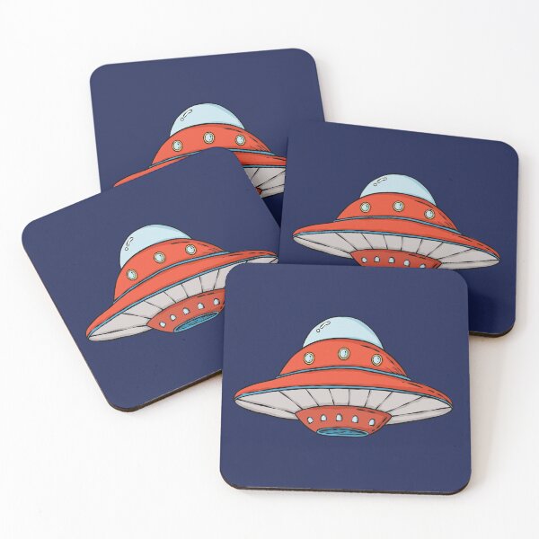 Item preview, Red Alien Ship designed and sold by Sarwat Reza.