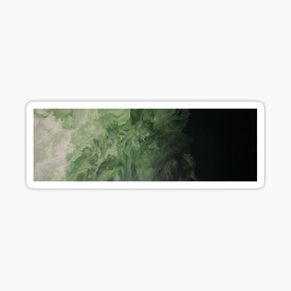 Green to Black Sticker
