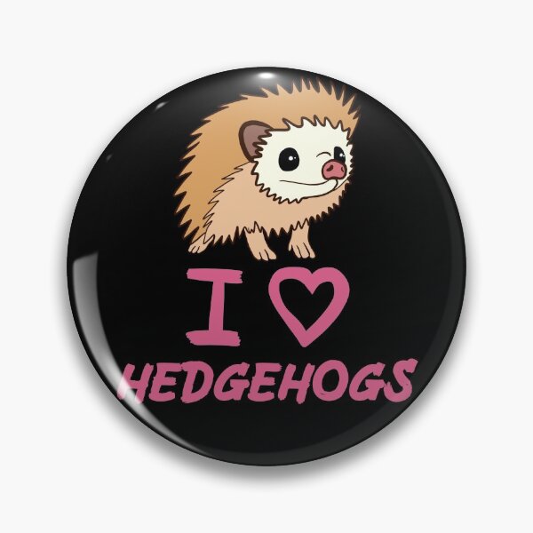 Artikelvorschau, Pink I Love Igel für Igelliebhaber entworfen und verkauft von Mochi-Merch.