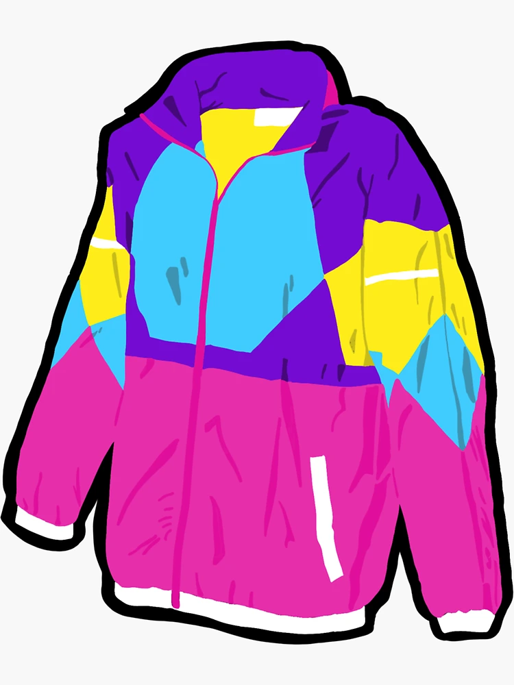 Nostalgic 80s 90s Windbreaker