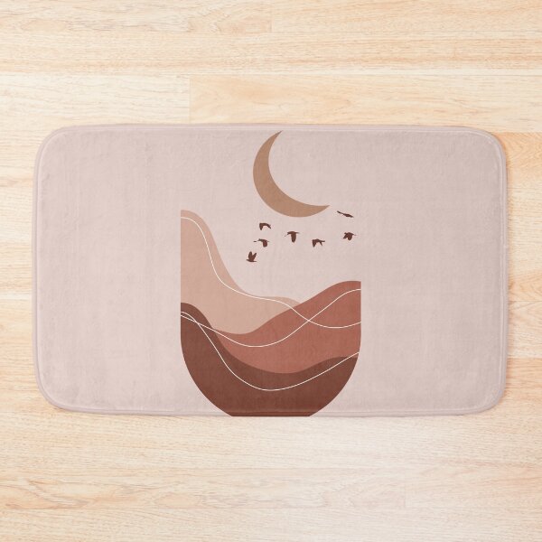 Item preview, Bohemian birds landscape ellipse designed and sold by PeachyLitchi.