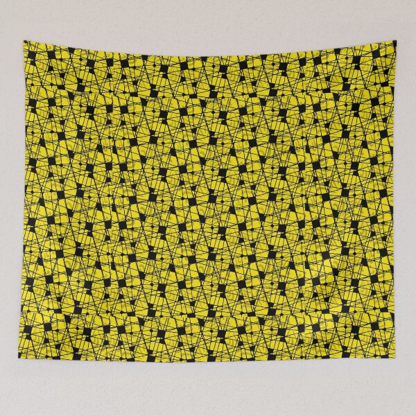 Item preview, Black Yellow Pattern  designed and sold by Eli6Art.