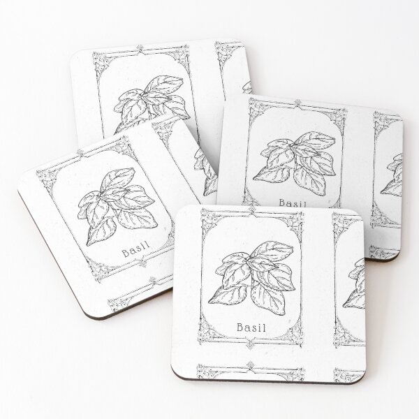 Item preview, Vintage Inspired Antique Apothecary Label - Basil designed and sold by everythinguever.