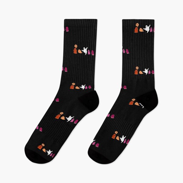 Item preview, Cute Halloween Ghosts. Lesbian Pride designed and sold by Subtle Pride Shop.