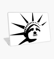 Vinilo para portátil Lady Liberty - Negro