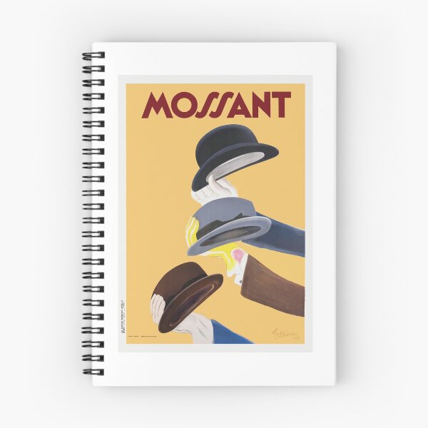 Item preview, 1938 MOSSANT Hats French Advertising Poster designed and sold by retrographics.