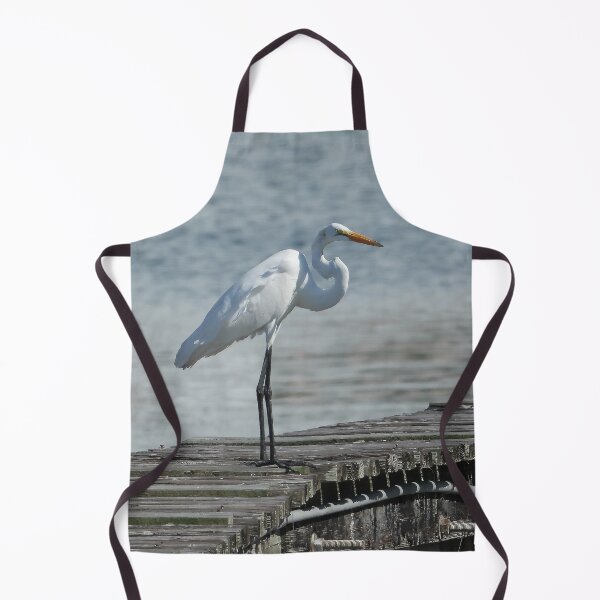 Item preview, Great Egret on the pier designed and sold by Jeffrey Mask.