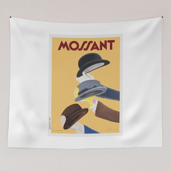 Item preview, 1938 MOSSANT Hats French Advertising Poster designed and sold by retrographics.