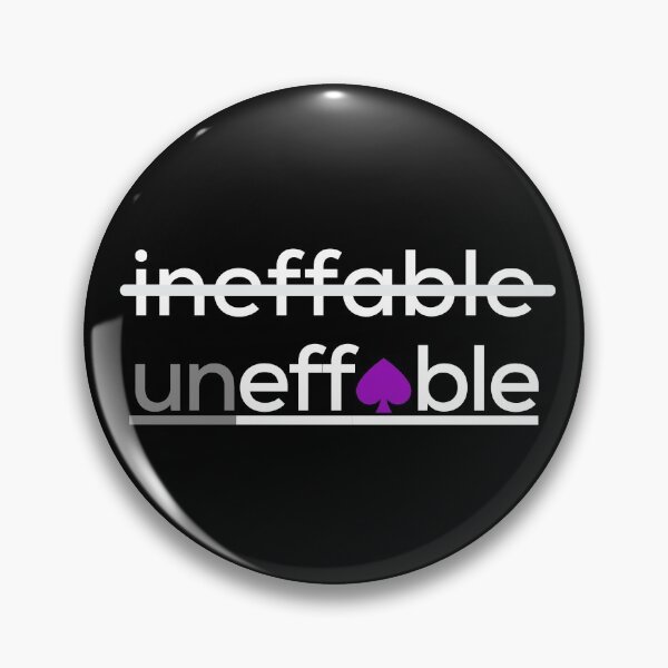 Item preview, Ineffable Uneffable Ace. Asexual Pride designed and sold by Subtle Pride Shop.