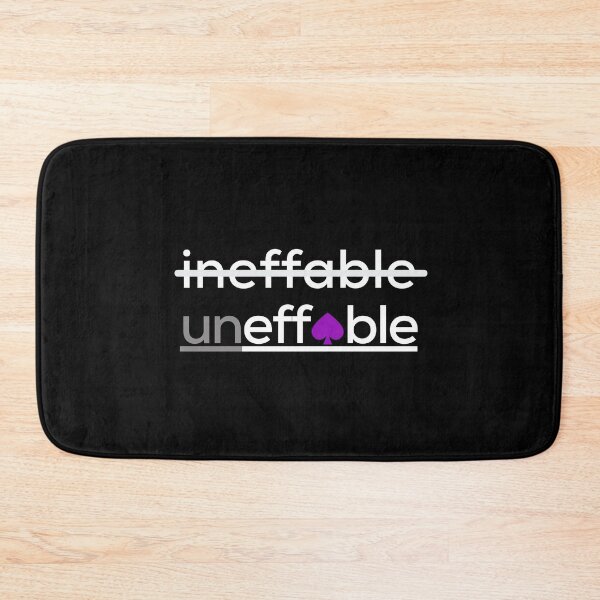 Item preview, Ineffable Uneffable Ace. Asexual Pride designed and sold by Subtle Pride Shop.