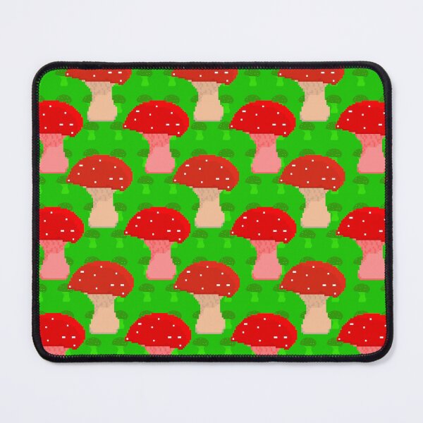 Item preview, Mushroom Pattern - Green Background designed and sold by wagnerps.