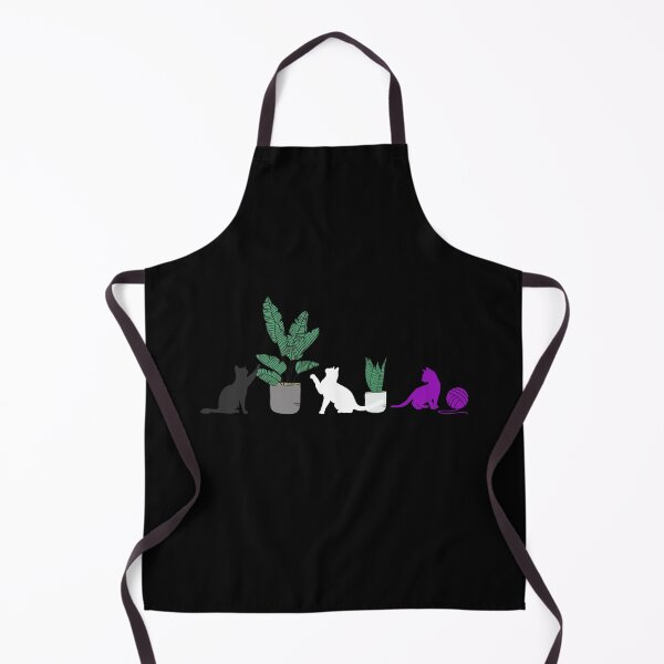 Item preview, Ace Cats and Plants. Asexual Pride designed and sold by Subtle Pride Shop.